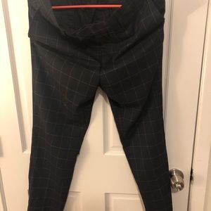 Black with light gold stripe H&M dress pants.